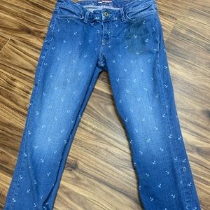 - Tommy Hilfiger cropped anchor jeans size 4